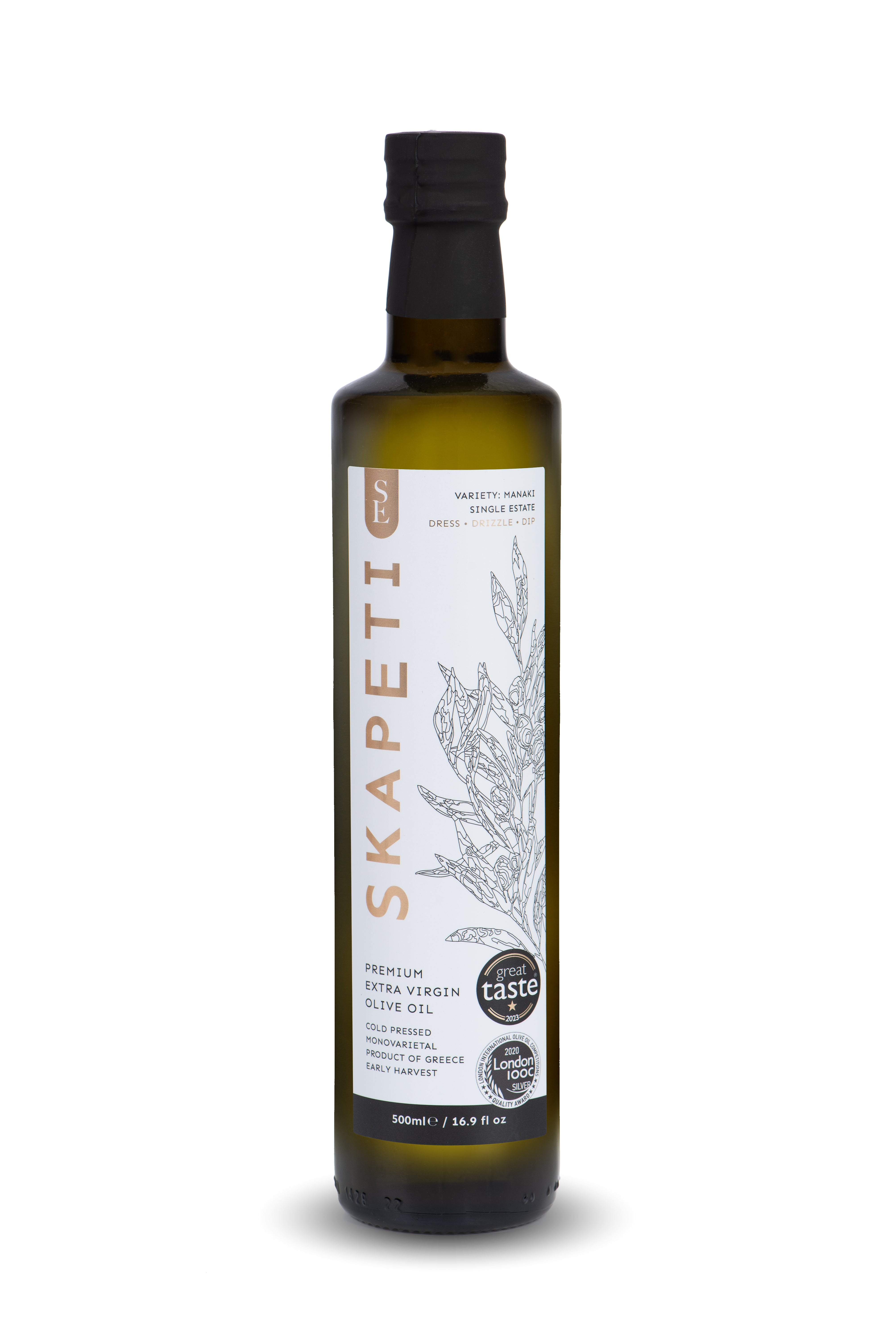 Extra Virgin Olive Oil  Premium Single Estate 0.5ltr