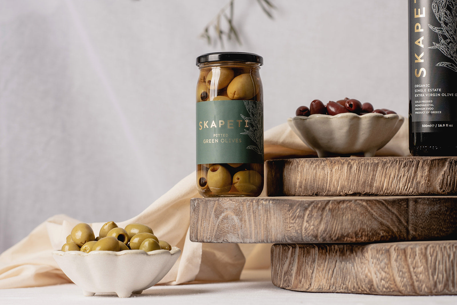 Greek Green Pitted Olives